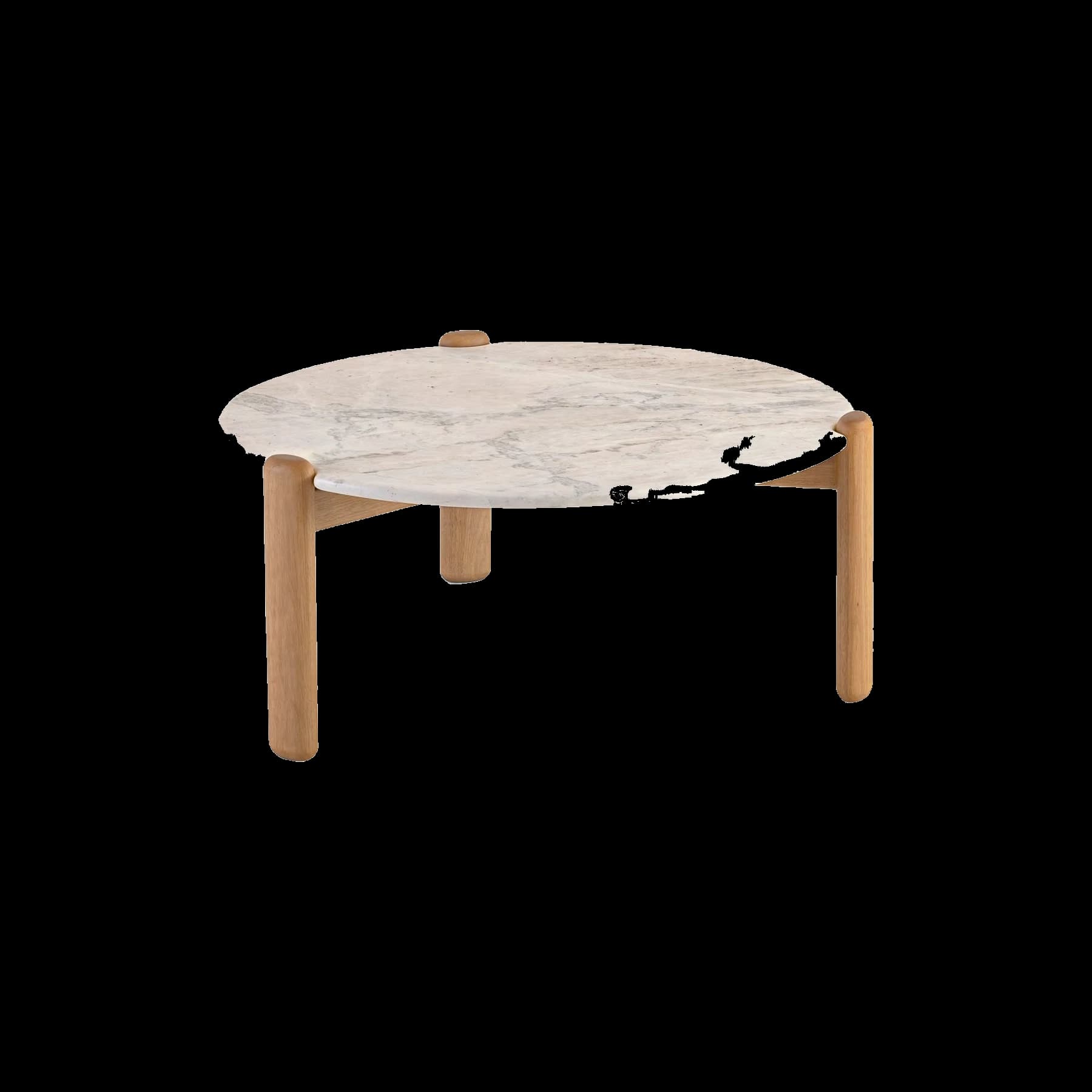 Mesa de centro Peregrino redondo rocha