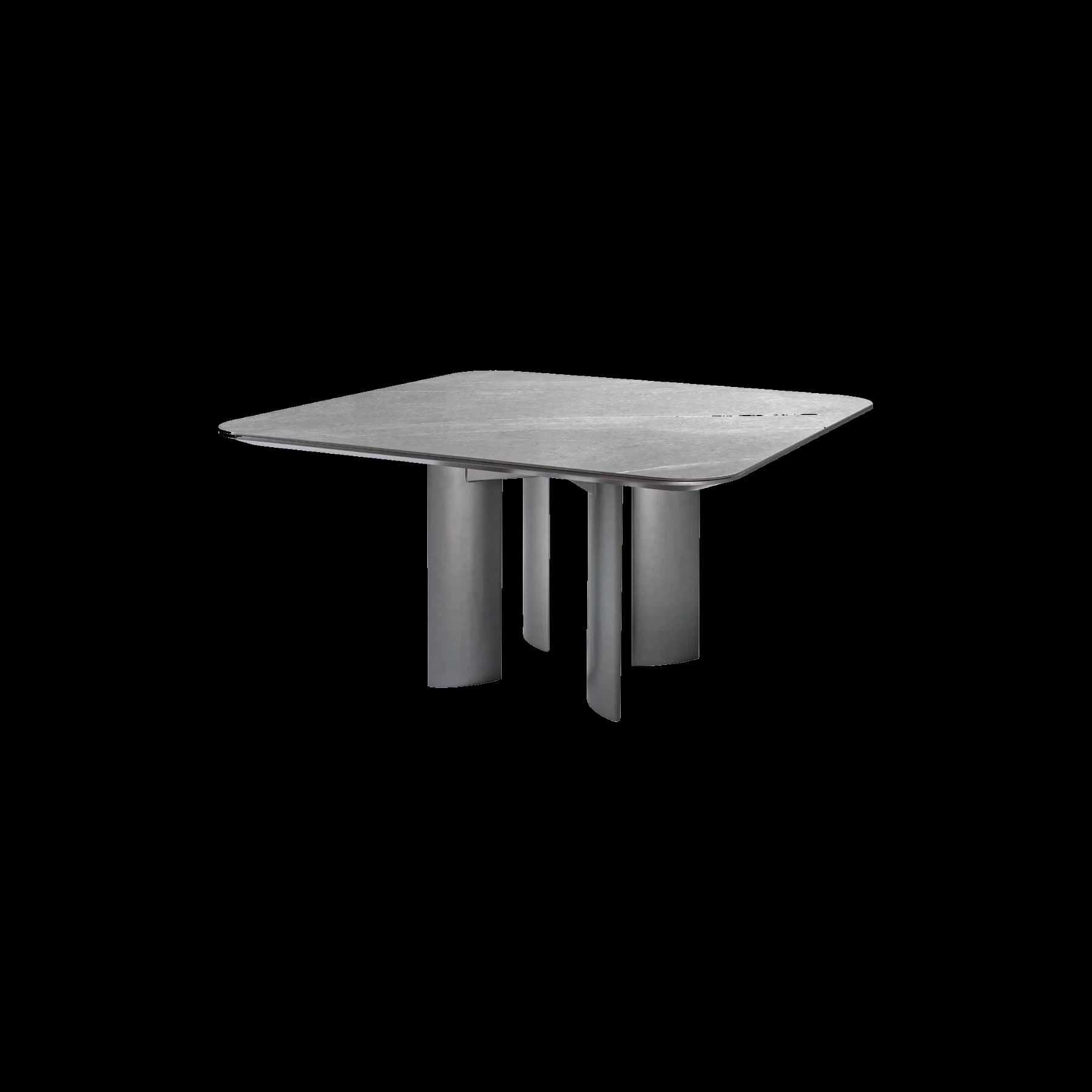 Mesa de jantar Pilares Plus 02 quadrado soft