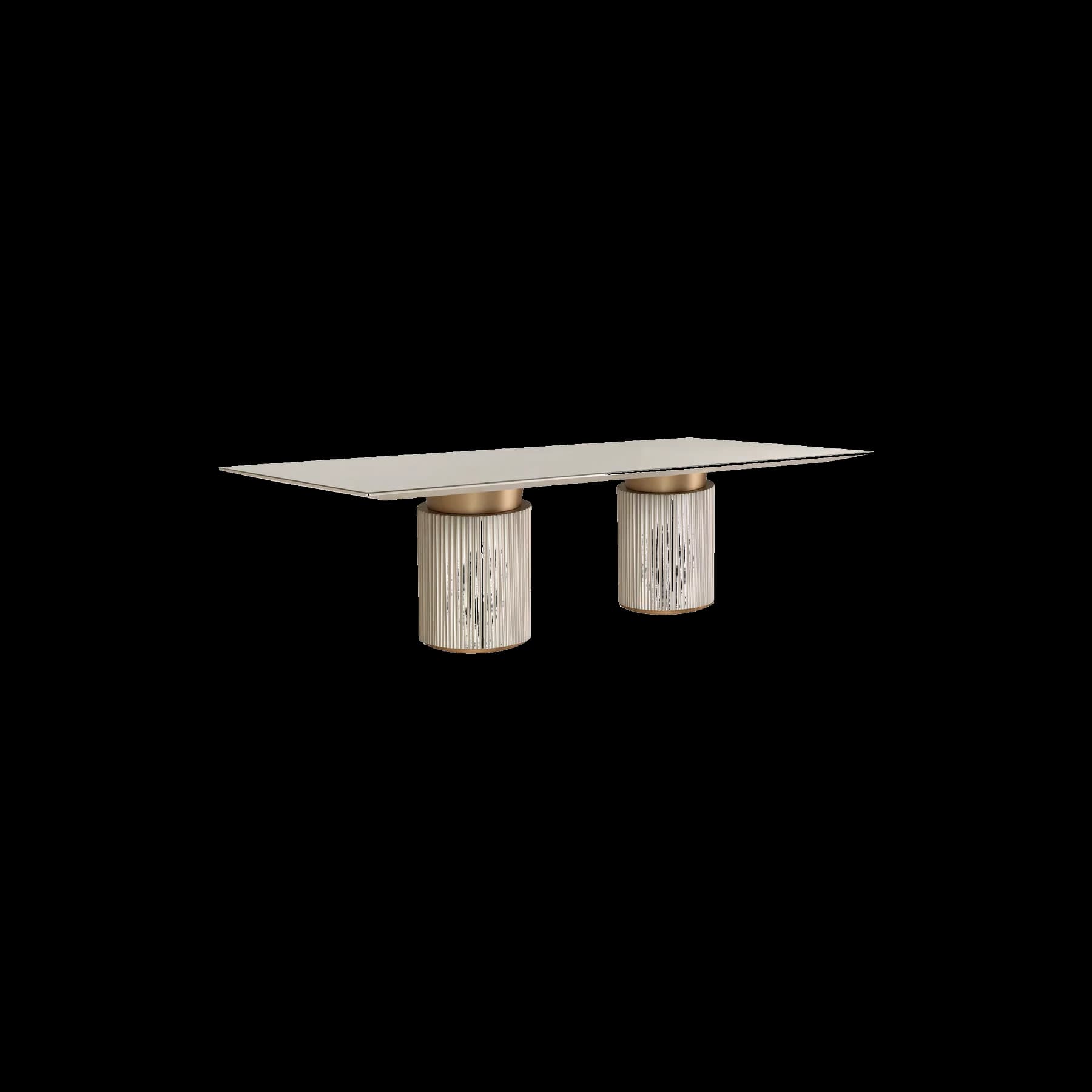 Mesa de jantar Plissê slim moeda
